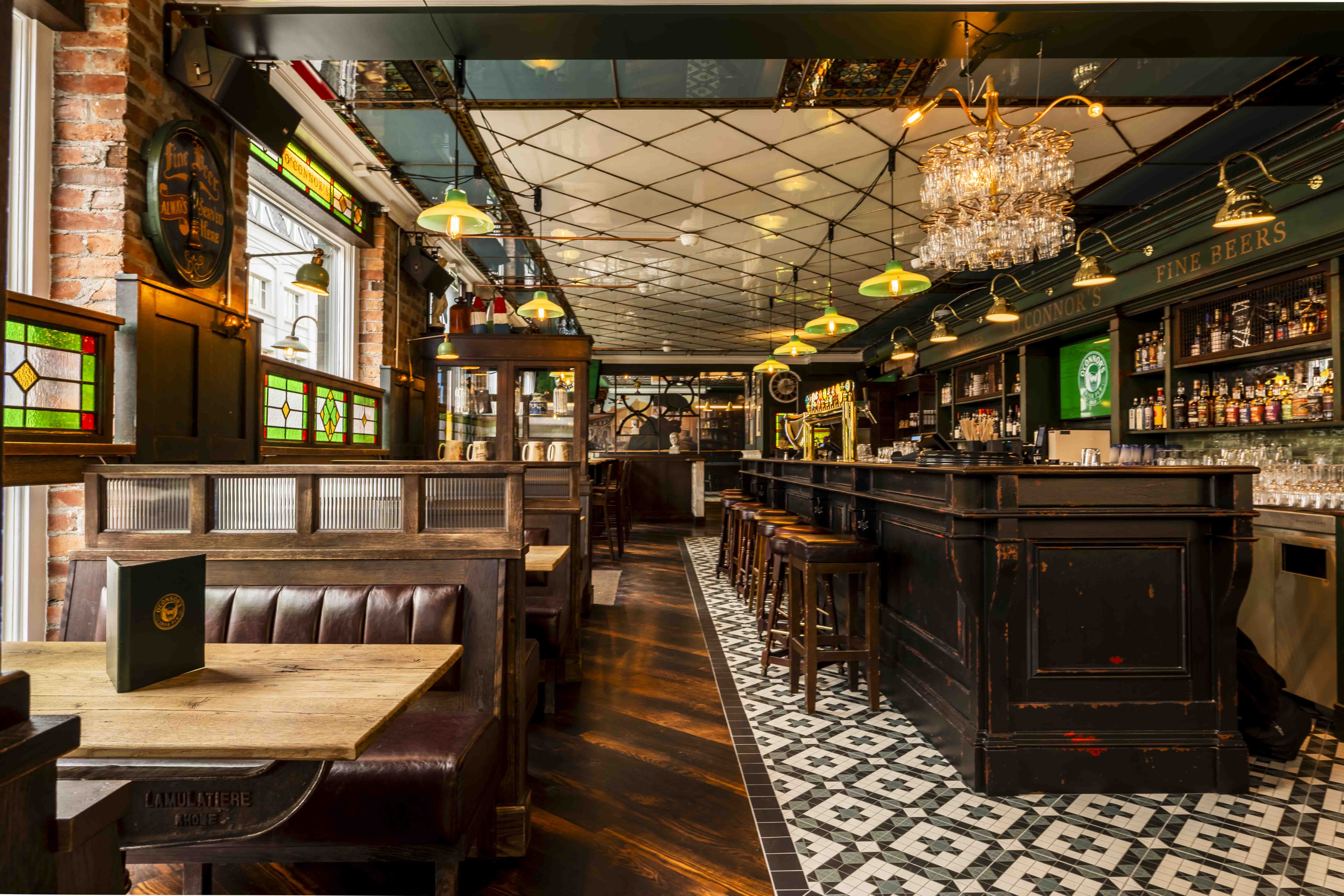 Bilde fra innsiden av O'Connor's Irish Pub Oslo 
